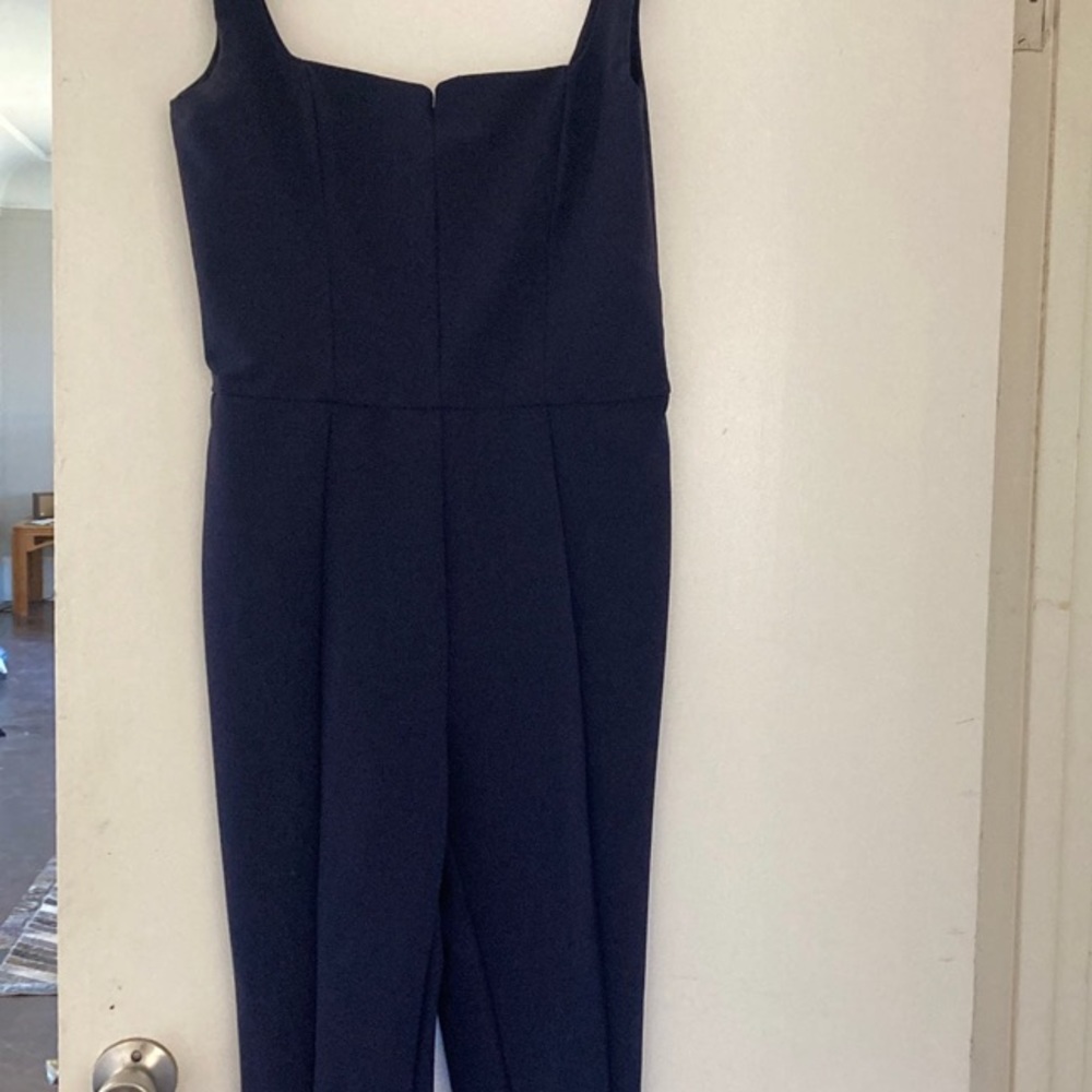 Kittenish Navy blue jumpsuit.